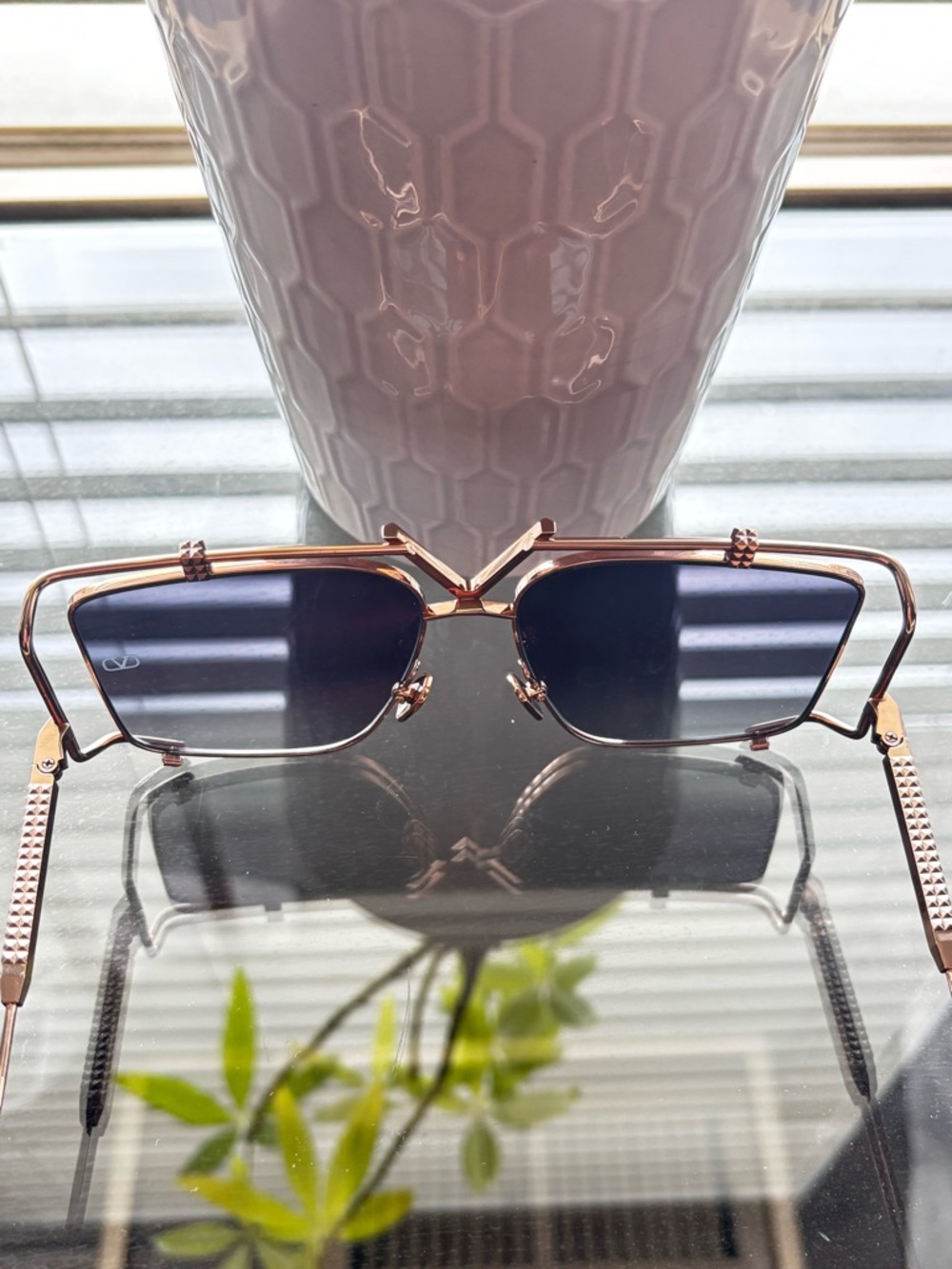 Valentino V-Light Titanium Sunglasses - Picture 12 of 15